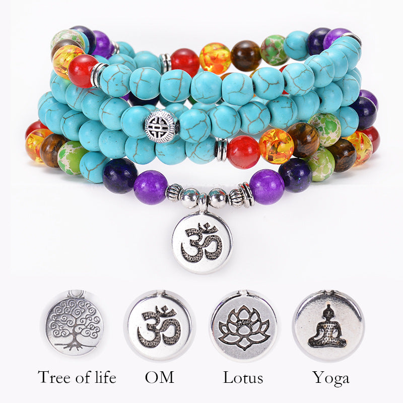 Turquoise Pendant Bracelet